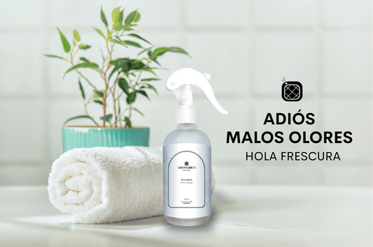 ¿Cómo aromatizar y sanitizar tu sanitario con nuestro room spray?